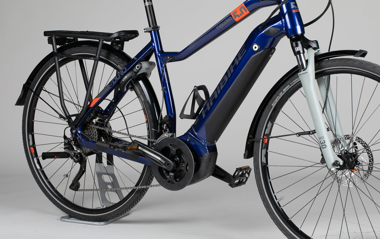 Haibike Sduro Trekking 5.0 FE - käytetty sähköpyörä 176-188 cm ajajalle