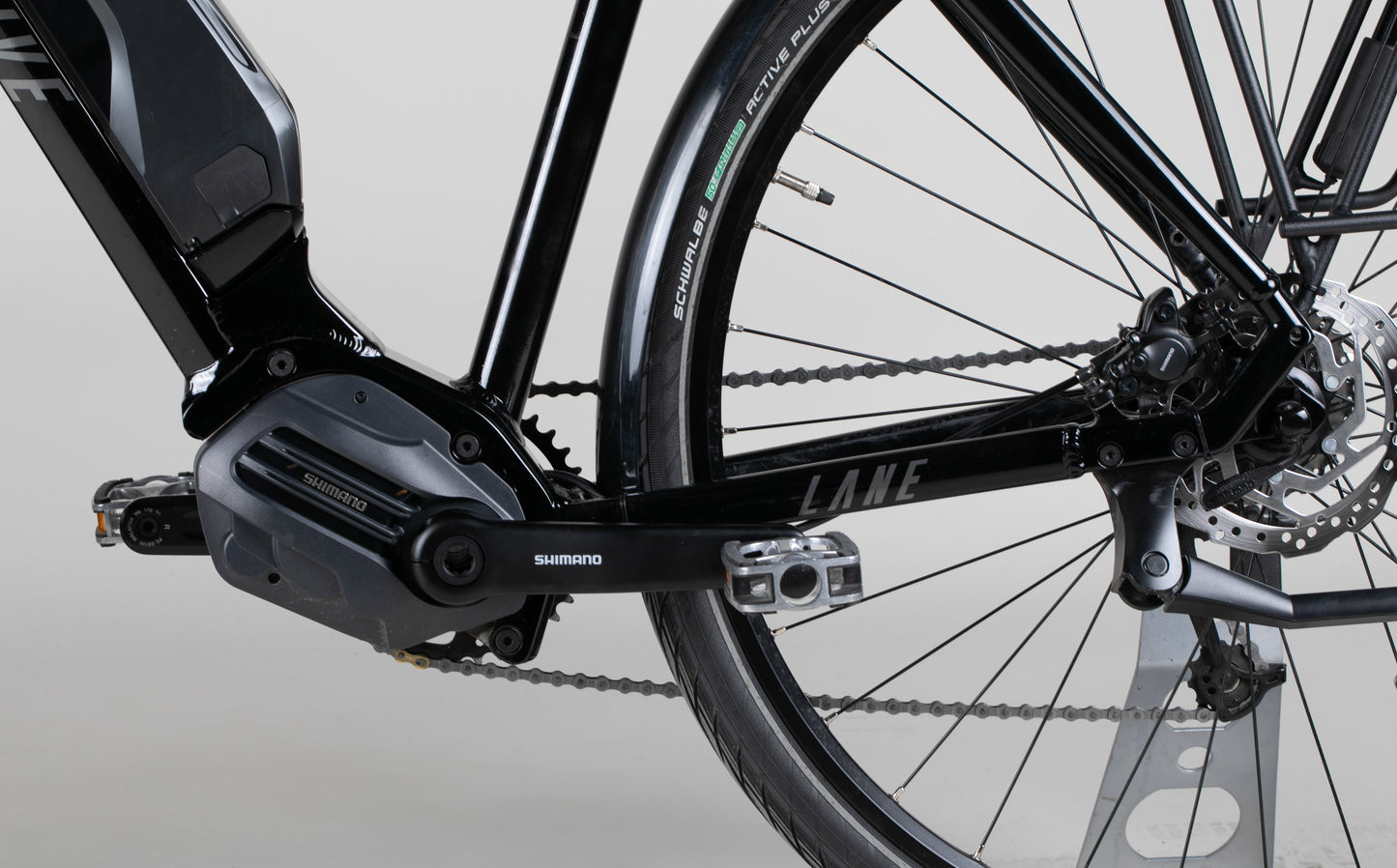 Active Lane 13.8 Ah Black - käytetty sähköpyörä 160-175 cm ajajalle