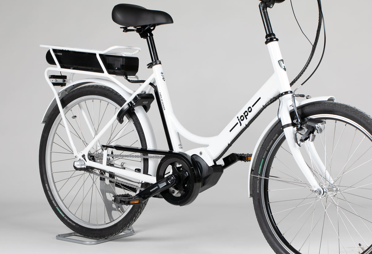 Helkama E-Jopo - käytetty sähköpyörä 139-190 cm ajajalle