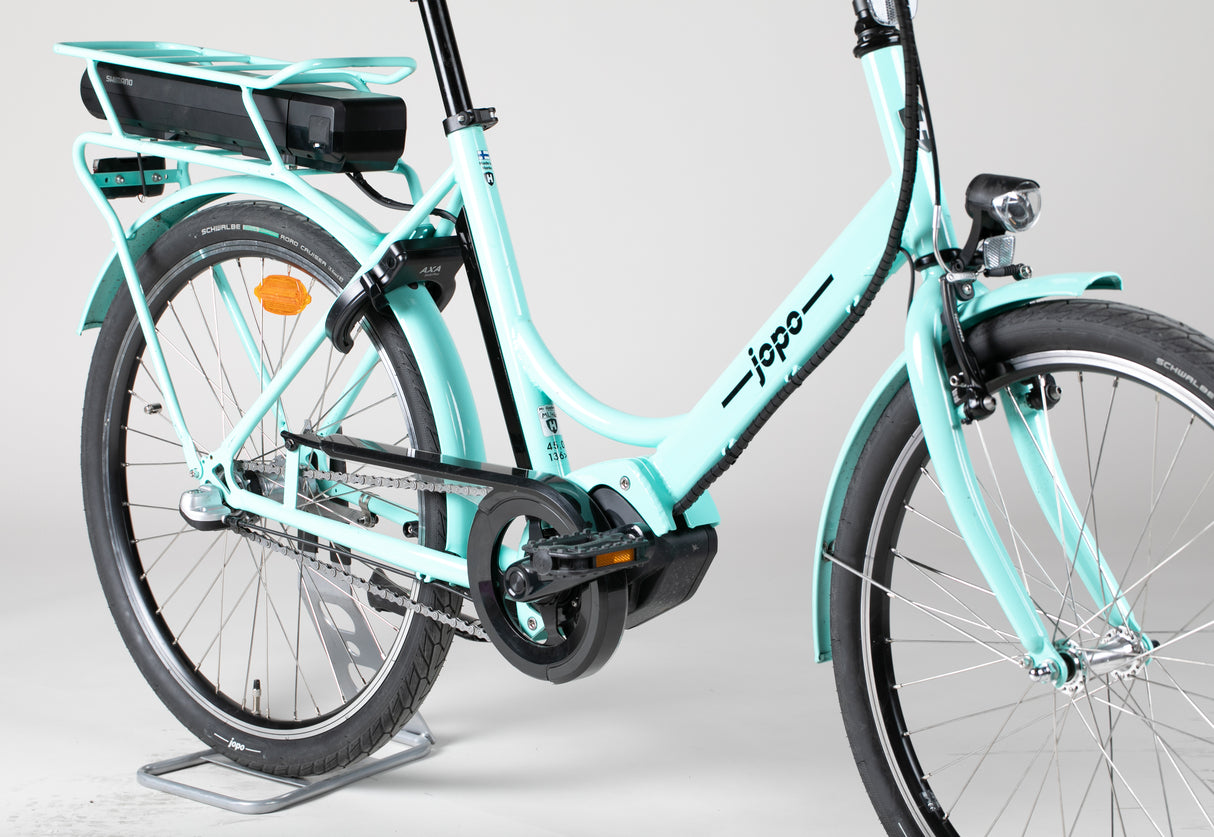 Helkama e-Jopo - käytetty sähköpyörä 139-190 cm ajajalle