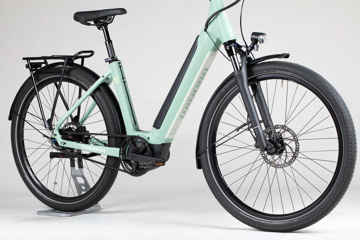 Winora Sinus R8 - käytetty sähköpyörä 155-165 cm ajajalle