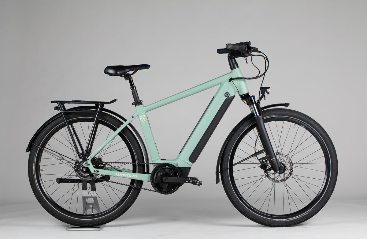 Winora Sinus R8 Eco - käytetty sähköpyörä 158-175 cm ajajalle