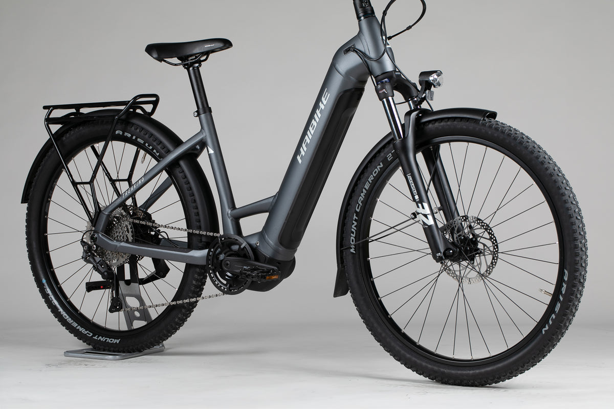 Haibike Trekking 4 LOW - käytetty sähköpyörä 168-179 cm ajajalle