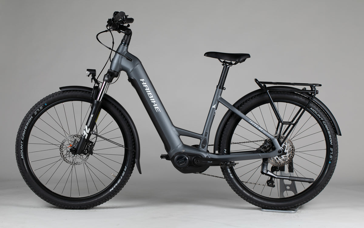 Haibike Trekking 4 LOW - käytetty sähköpyörä 168-179 cm ajajalle