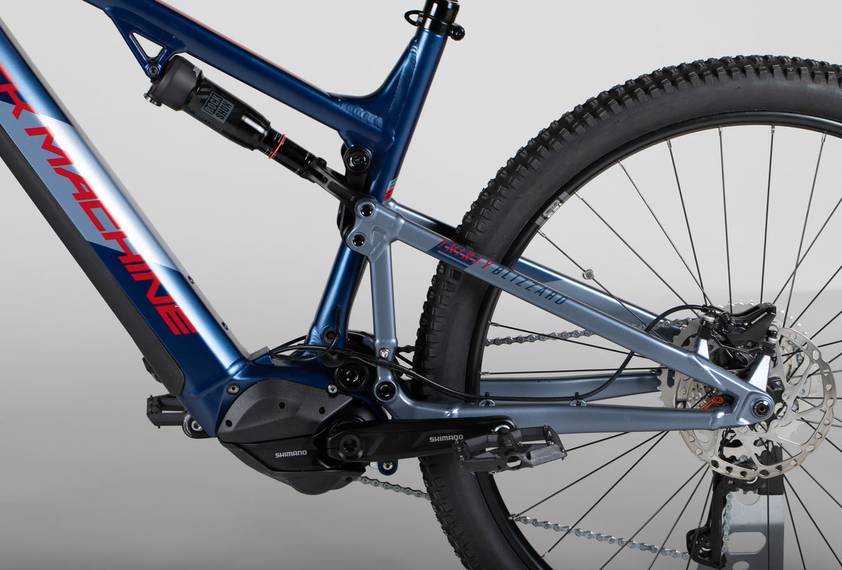 Rock Machine Blizzard e30 - käytetty sähköpyörä 175–190 cm ajajalle