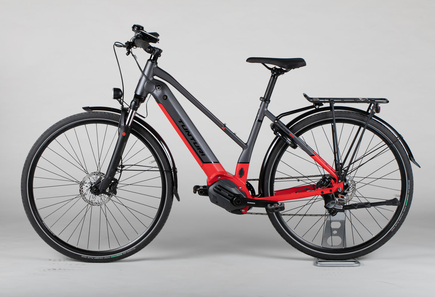 Tunturi e-Hybrid 9sp 28” - käytetty sähköpyörä 155–167 cm ajajalle