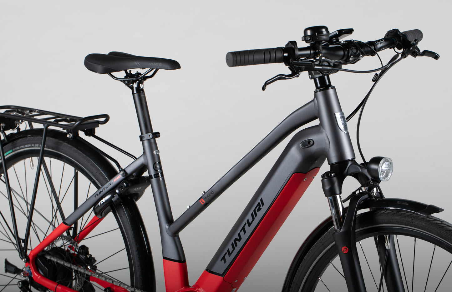 Tunturi e-Hybrid 9sp 28” - käytetty sähköpyörä 155–167 cm ajajalle