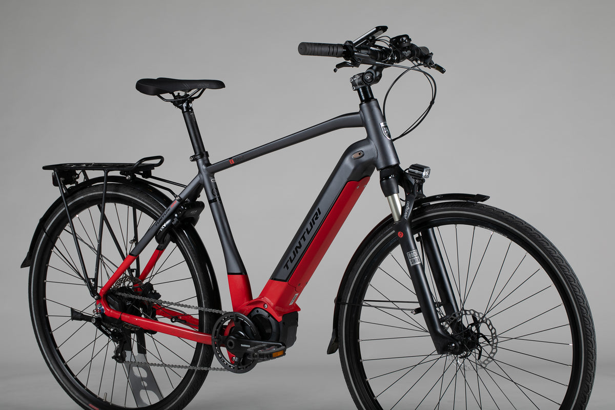 Tunturi E-hybrid 2.0 - käytetty sähköpyörä 176-190 cm ajajalle