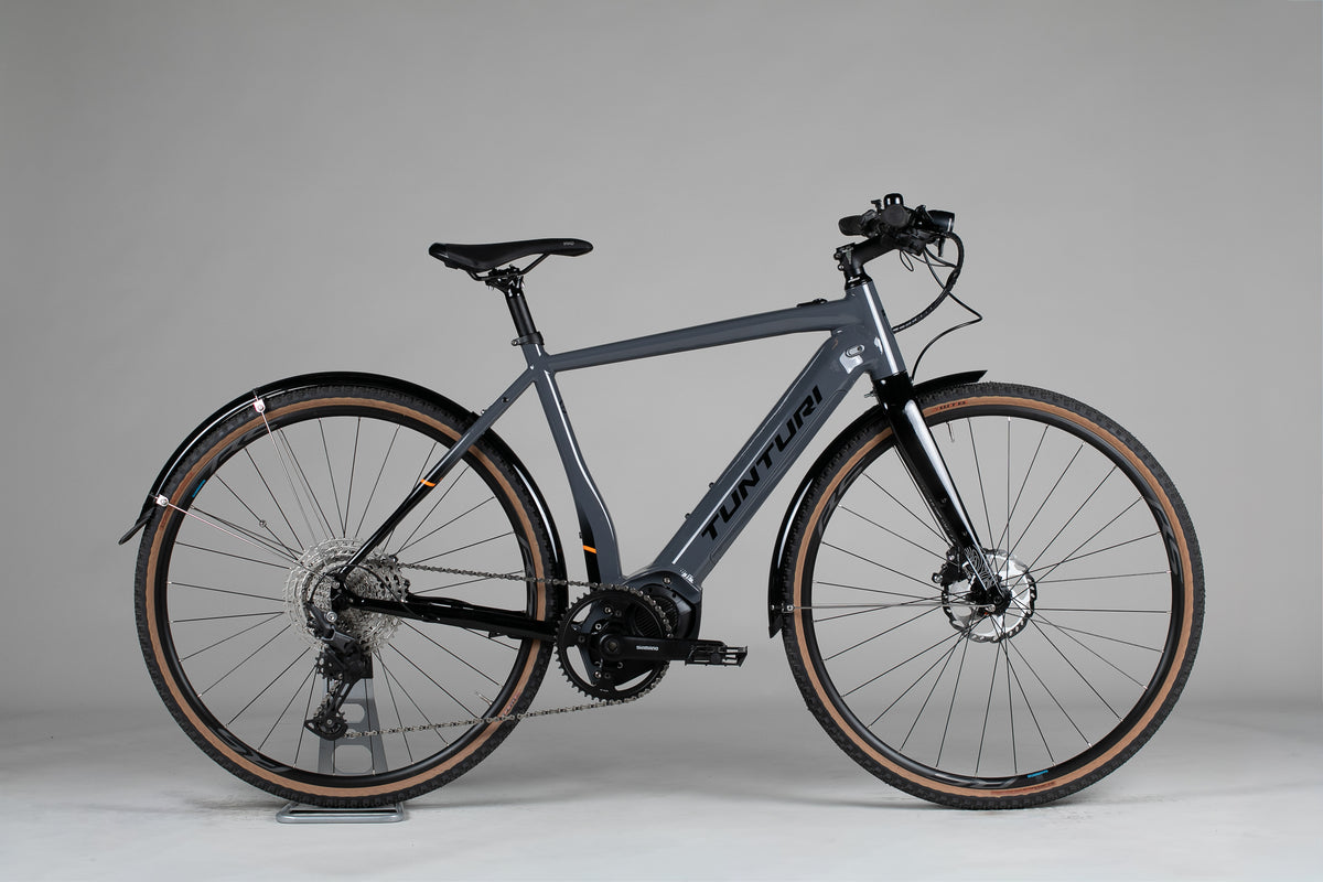 Tunturi E-Gravel - käytetty sähköpyörä 170-182 cm ajajalle