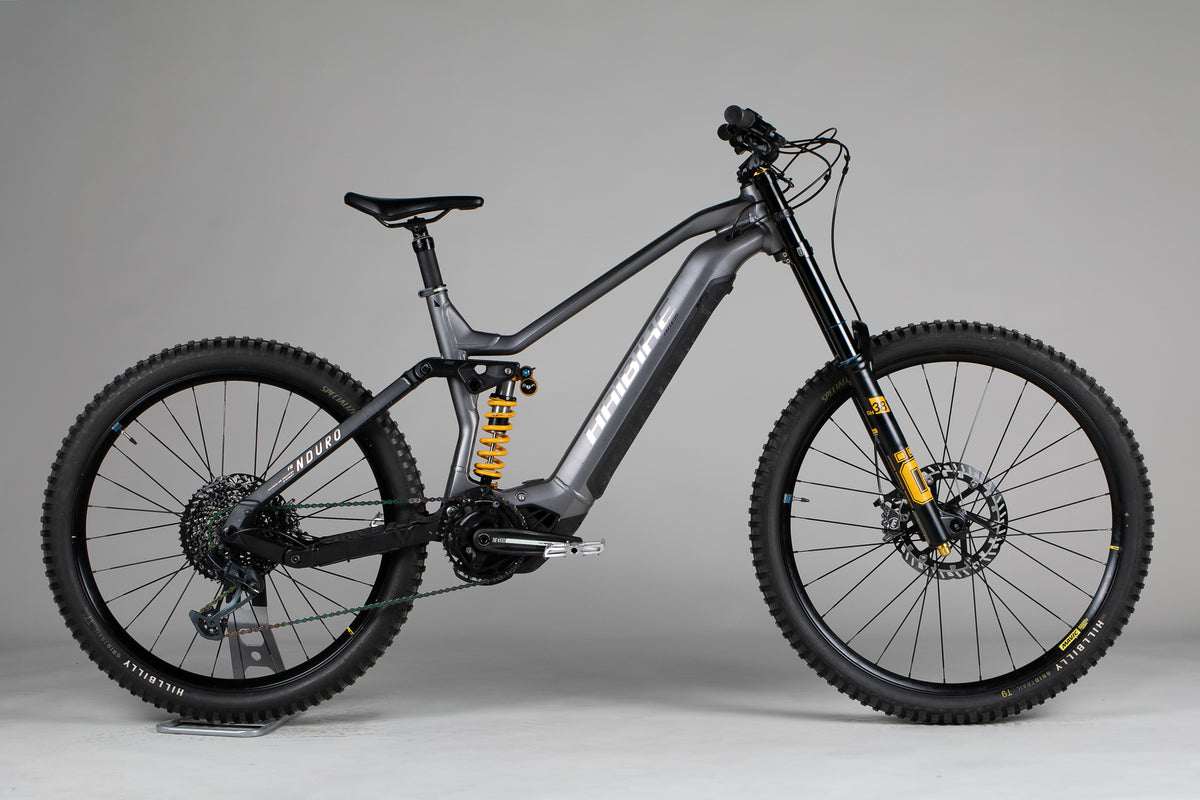 Haibike Nduro 8 Freeride - käytetty sähköpyörä 178-189 cm ajajalle