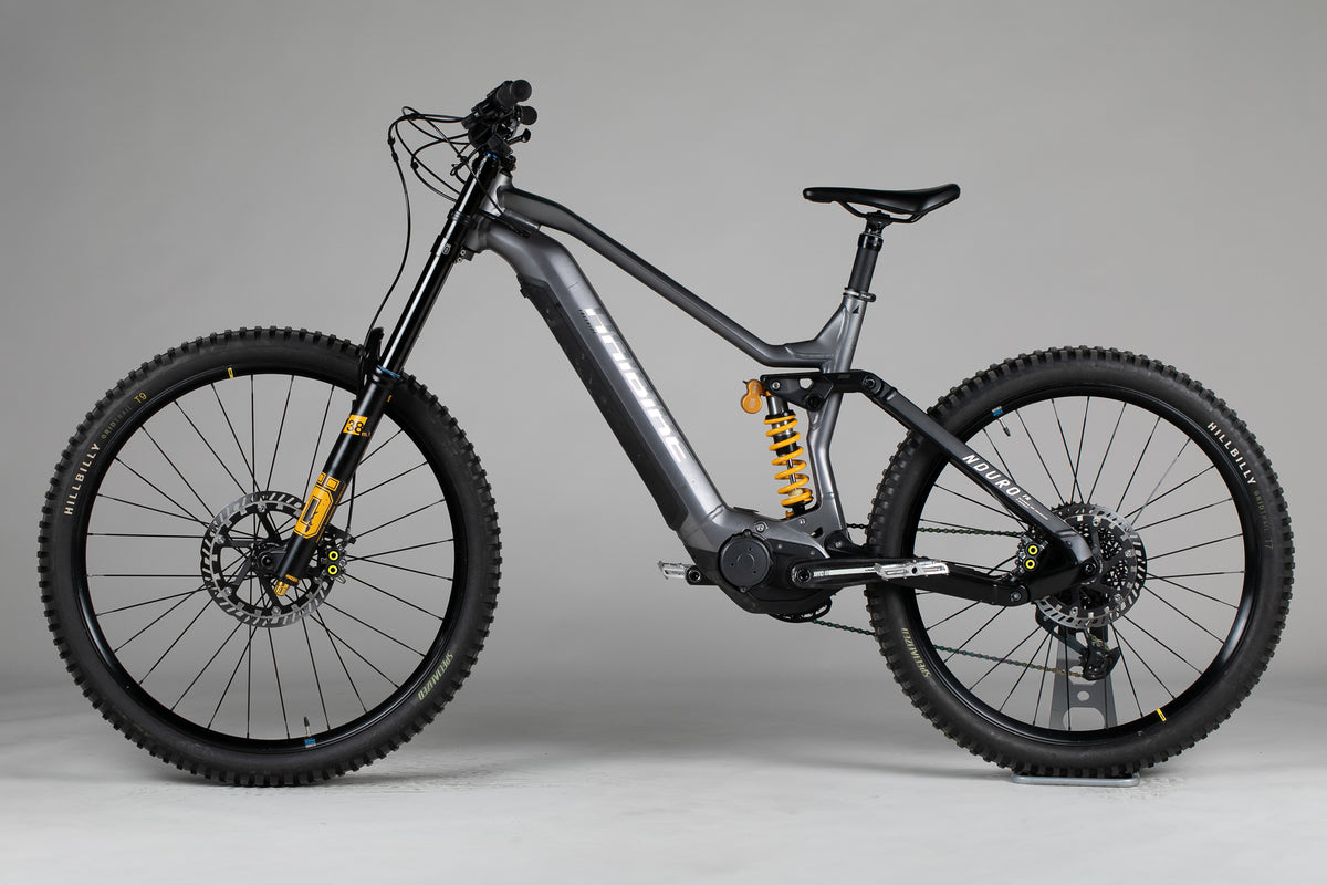 Haibike Nduro 8 Freeride - käytetty sähköpyörä 178-189 cm ajajalle