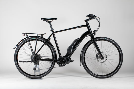 Helkama E-Hybrid 9 – käytetty sähköpyörä ajajalle 180-200 cm