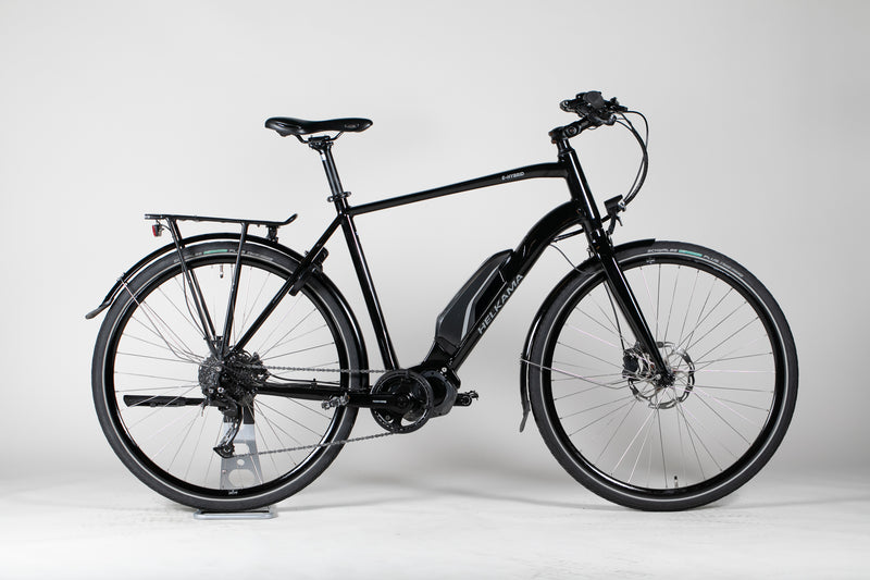 Helkama E-Hybrid 9 – käytetty sähköpyörä ajajalle 180-200 cm