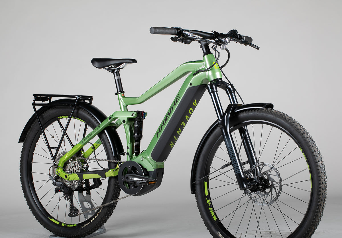 Haibike Adventr FS 8 - käytetty sähköpyörä 165-178 cm ajajalle