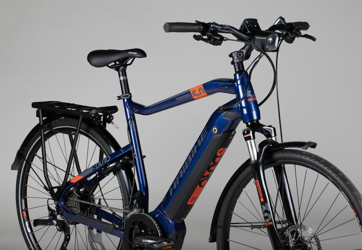 Haibike SDURO Trekking 5.0 - käytetty sähköpyörä 178–183 cm ajajalle