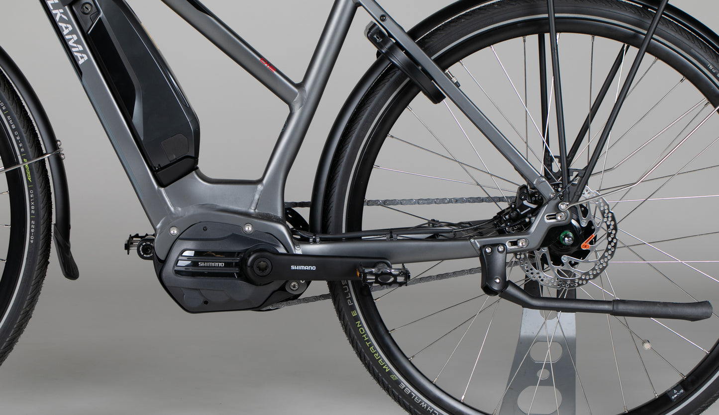 Helkama TE8L 8sp 28” - käytetty sähköpyörä 150-170 cm ajajalle