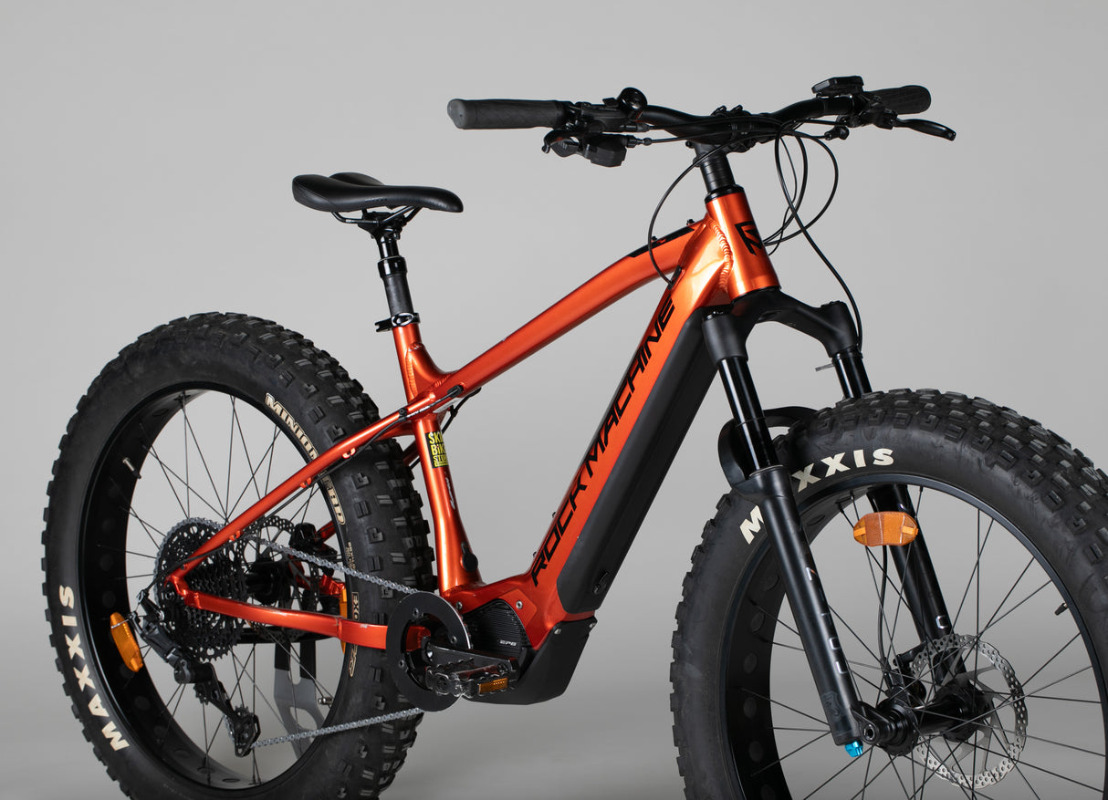 Rock Machine Vyöry E90 - käytetty sähköfatbike 170–185 cm ajajalle