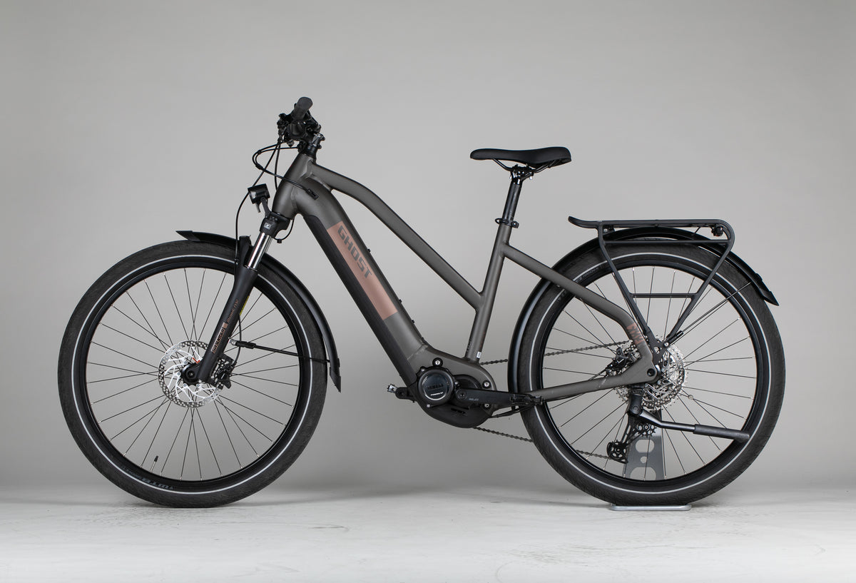 Ghost E-Square Trekking Advanced - käytetty sähköpyörä 165-175 cm ajajalle