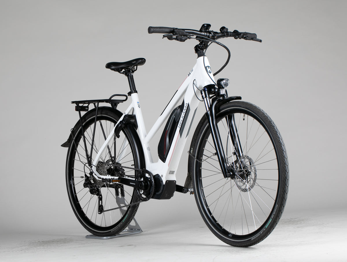 Helkama SE10L 10sp 28” - käytetty sähköpyörä 160-180 cm ajajalle