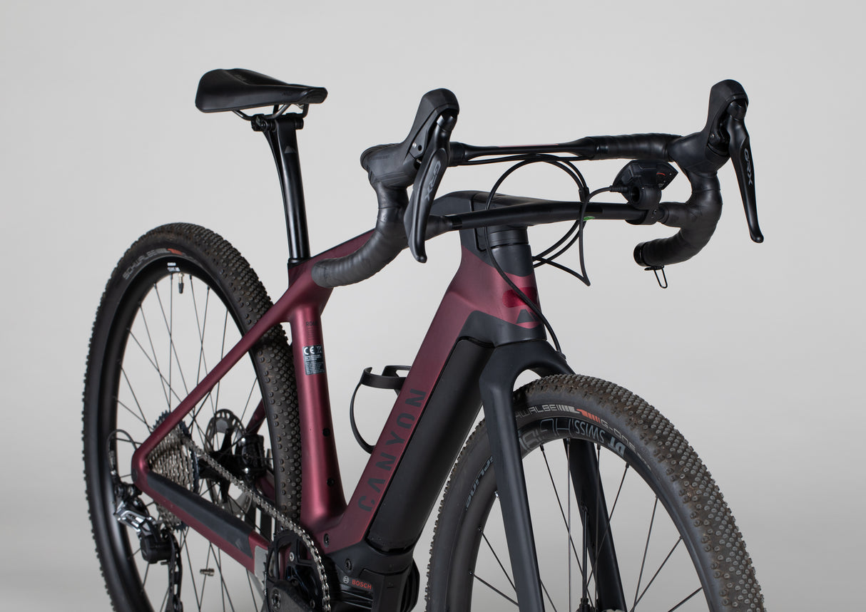 Canyon Grail:ON CF 7 - käytetty sähköpyörä 150-167 cm ajajalle