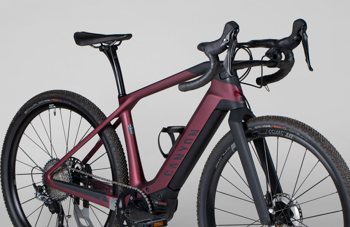 Canyon Grail:ON CF 7 - käytetty sähköpyörä 150-167 cm ajajalle