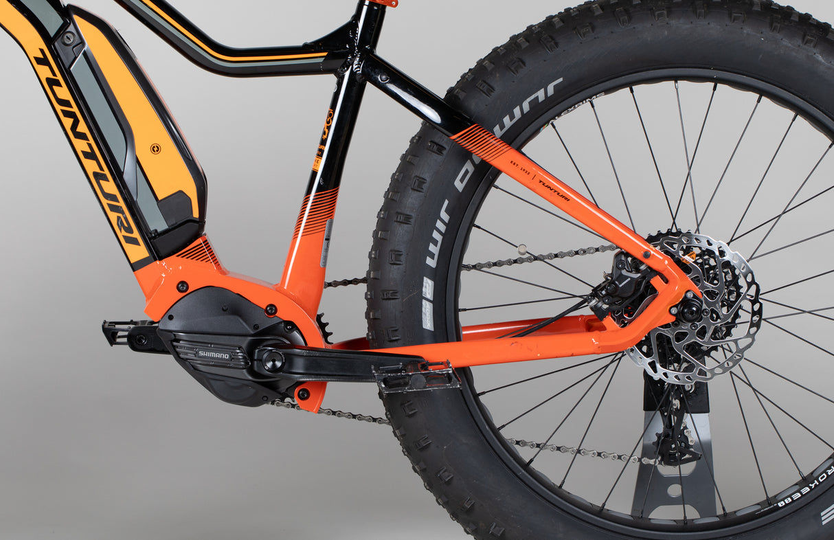 Tunturi E-Max - käytetty sähköfatbike 170–180 cm ajajalle