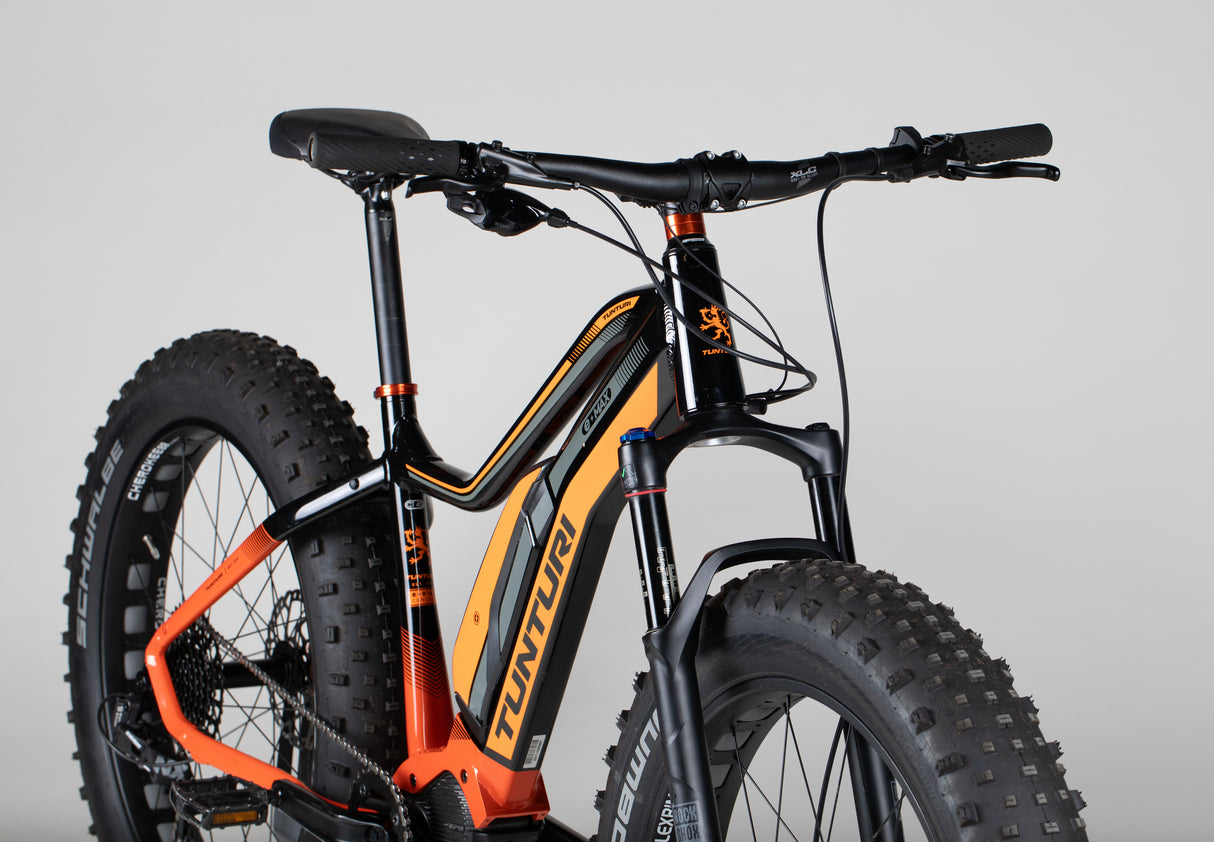 Tunturi E-Max - käytetty sähköfatbike 170–180 cm ajajalle