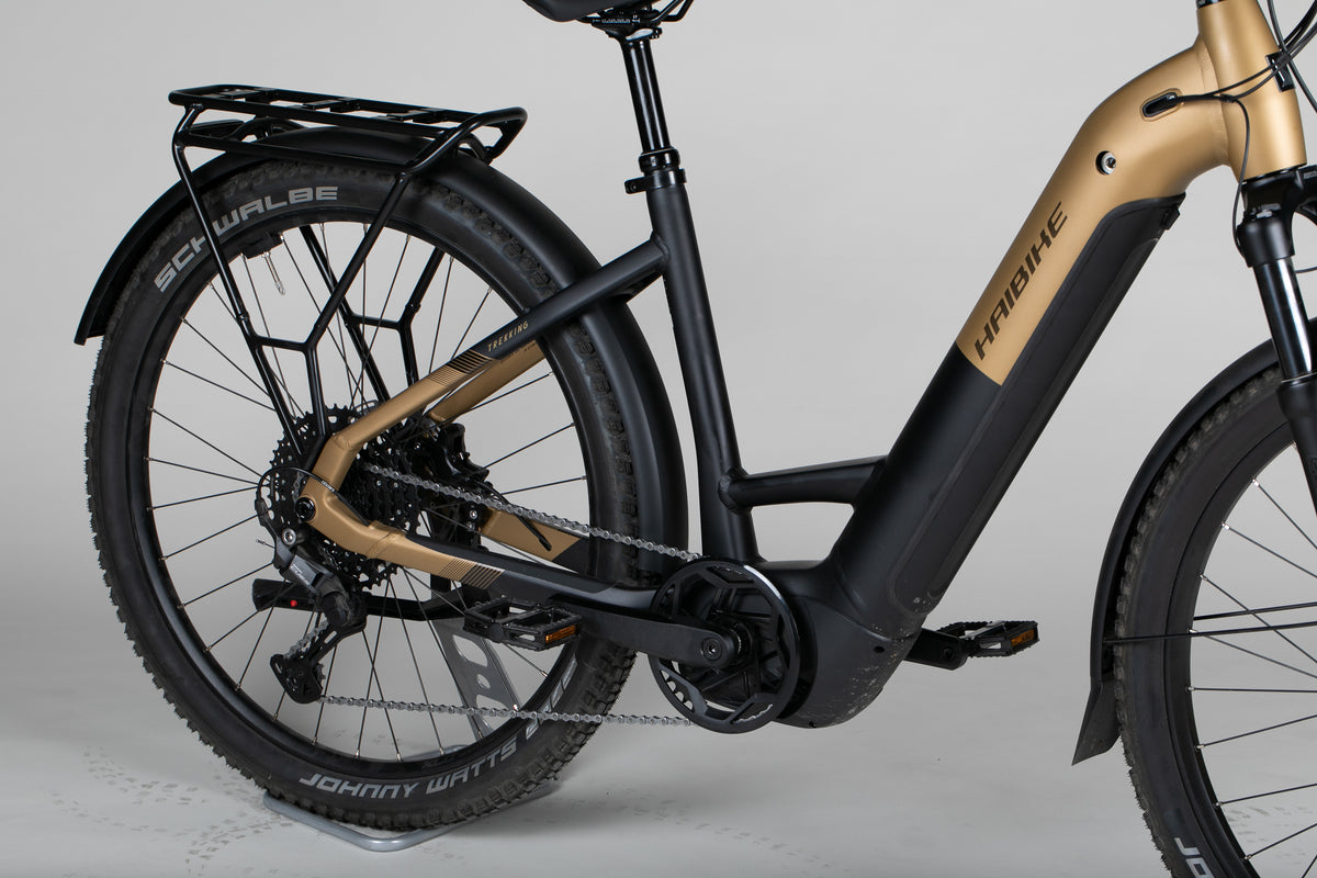 Haibike Trekking 7.5 Low - käytetty sähköpyörä 168-180 cm ajajalle