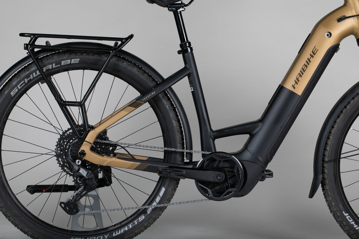 Haibike Trekking 7.5 Low - käytetty sähköpyörä 168-180 cm ajajalle