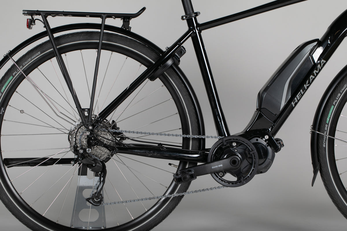 Helkama E-Hybrid 9 28" - käytetty sähköpyörä 160-180 cm ajajalle