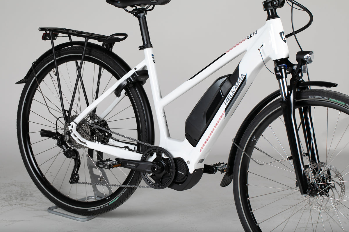 Helkama SE10L 10sp 28” - käytetty sähköpyörä 150-170 cm ajajalle