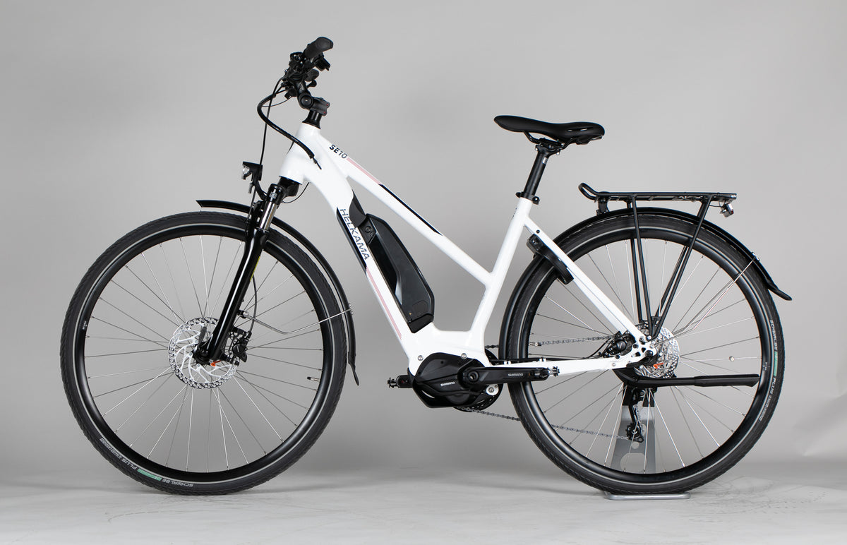 Helkama SE10L 10sp 28” - käytetty sähköpyörä 150-170 cm ajajalle
