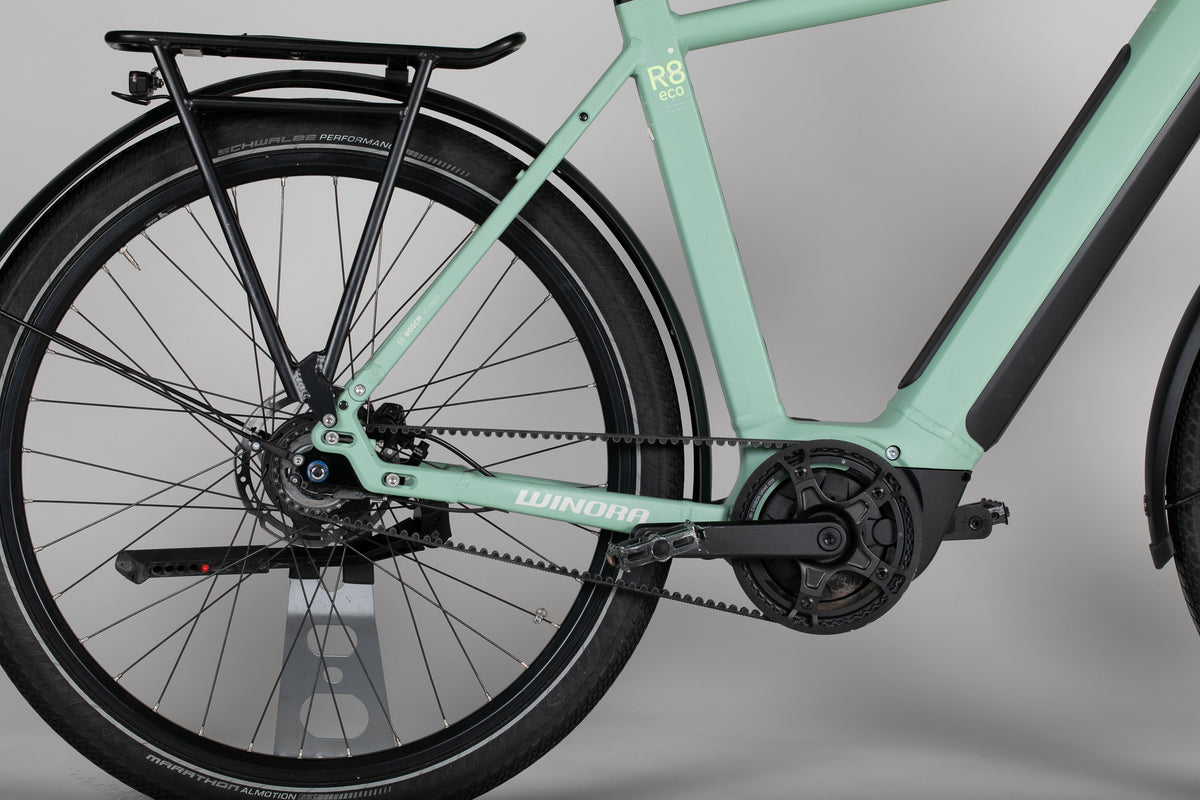 Winora Sinus R8f Eco Gent - käytetty sähköpyörä 160-175 cm ajajalle
