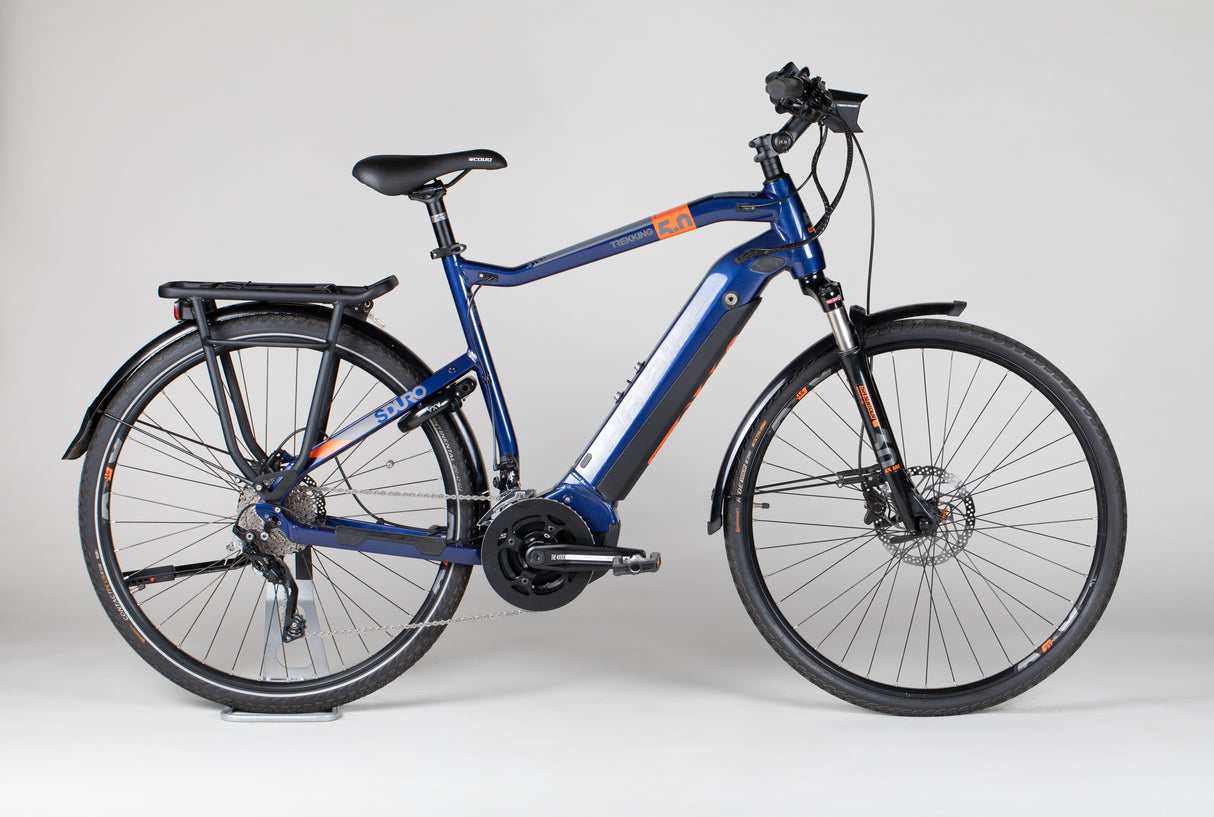 Haibike SDURO Trekking 5.0 - käytetty sähköpyörä 177-187 cm ajajalle