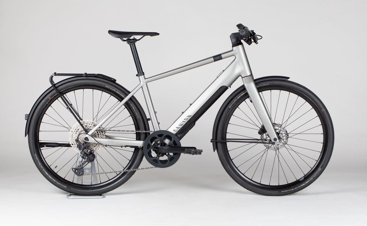 Canyon Commuter:On 7 - käytetty sähköpyörä 167-179 cm ajajalle