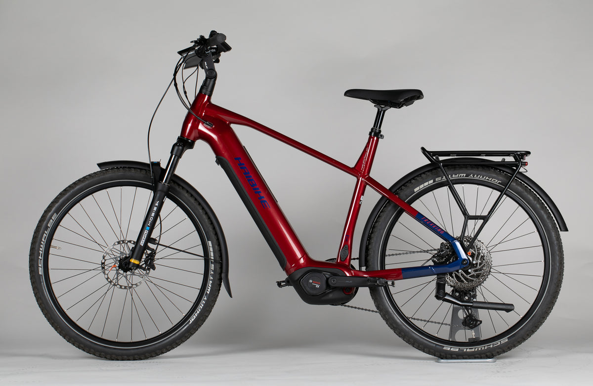 Haibike Trekking 7 - käytetty sähköpyörä 180-195 cm ajajalle