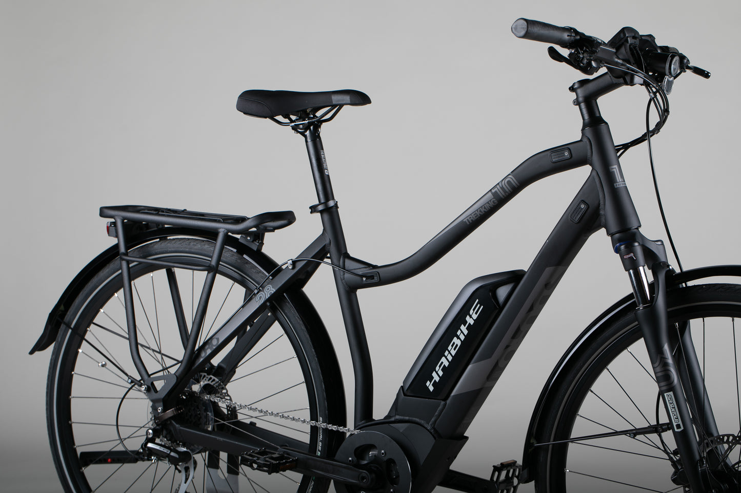 Haibike SDURO Trekking 1.0 - käytetty sähköpyörä 175-185 cm ajajalle