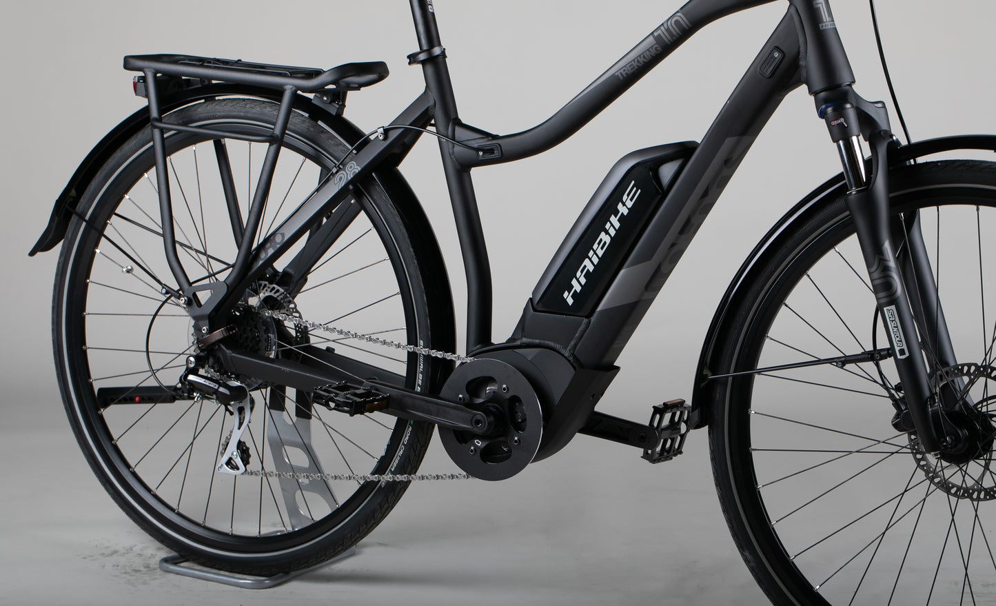 Haibike SDURO Trekking 1.0 - käytetty sähköpyörä 175-185 cm ajajalle