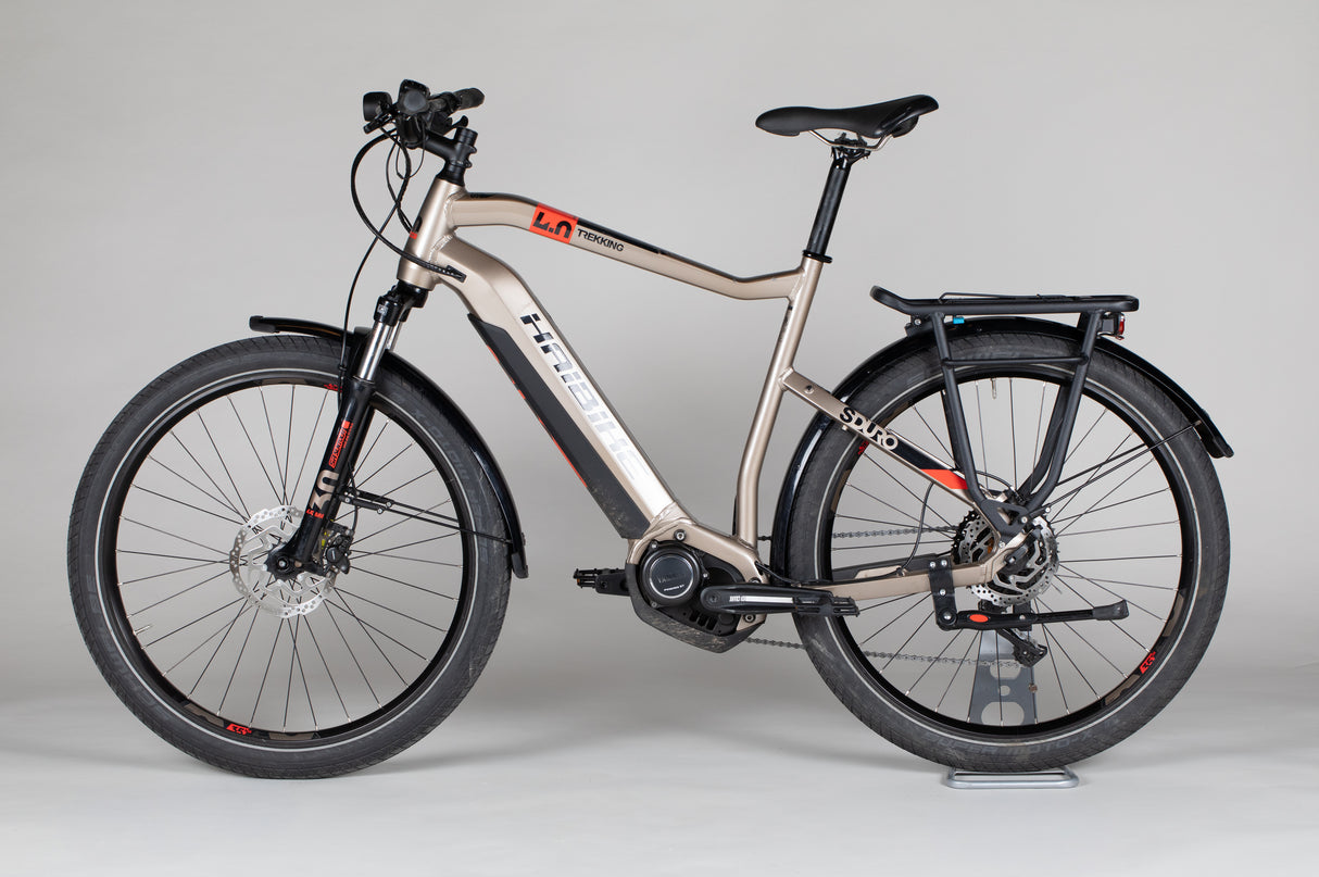 Haibike SDURO Trekking 4.0 - käytetty sähköpyörä 175-185 cm ajajalle