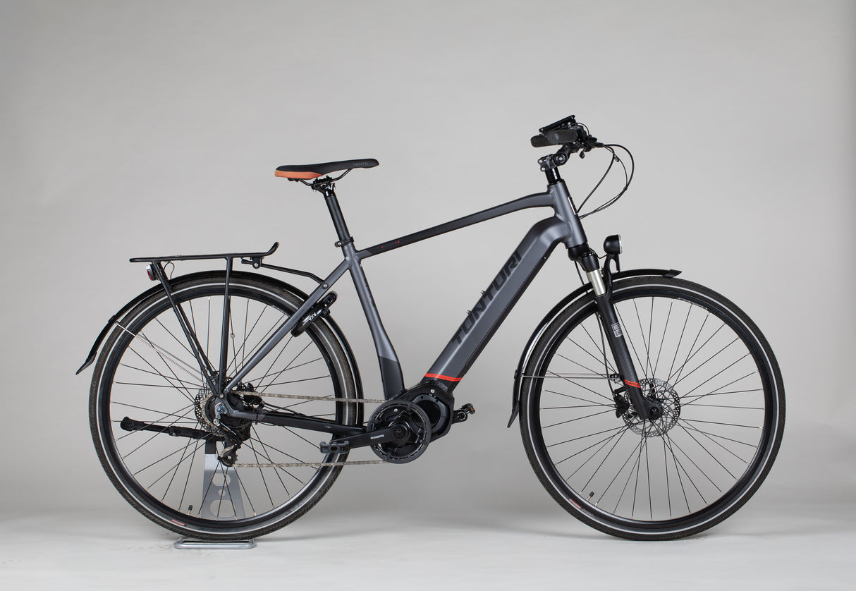 Tunturi Ehybrid Di2 - käytetty sähköpyörä 170-180 cm ajajalle