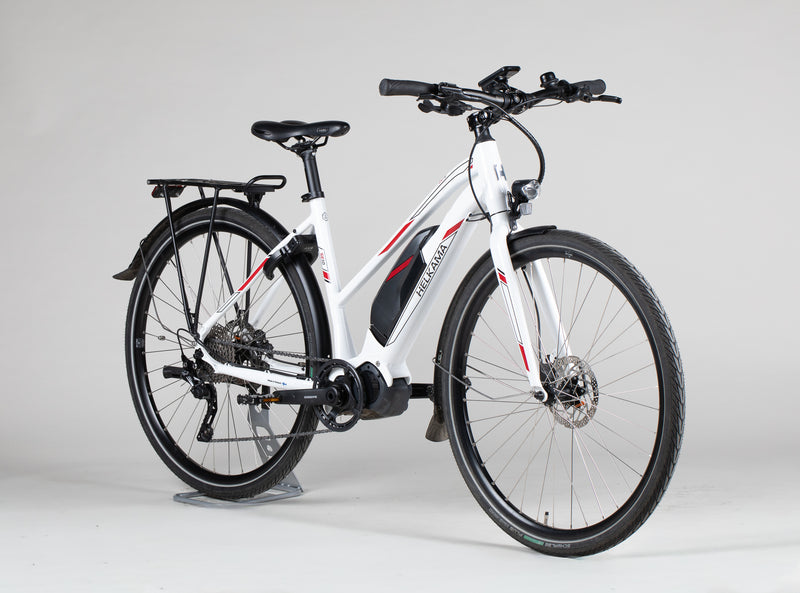Helkama SE10L 10sp 28” - käytetty sähköpyörä 150-170 cm ajajalle