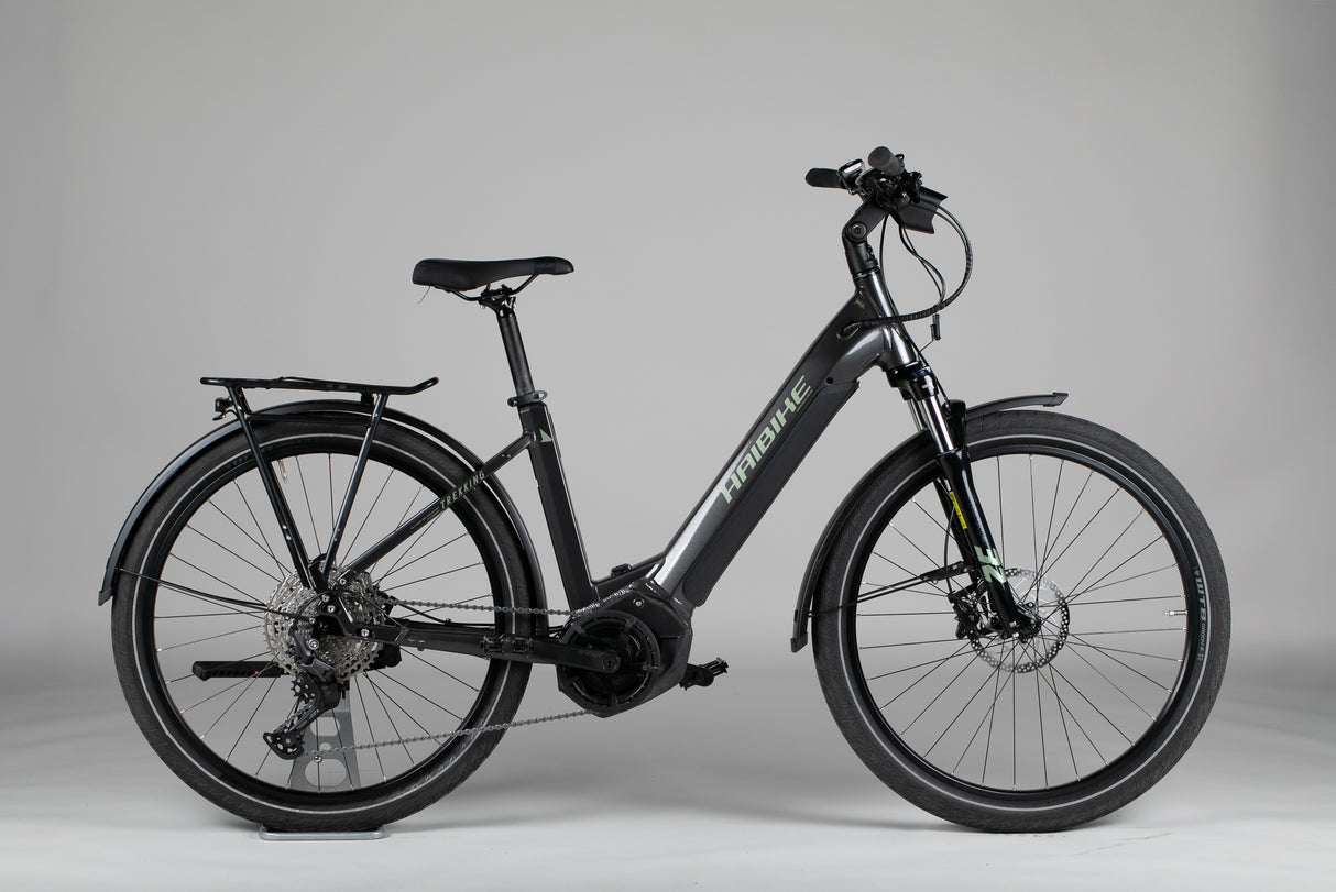 Haibike Trekking 7 LOW - käytetty sähköpyörä 158-170 cm ajajalle