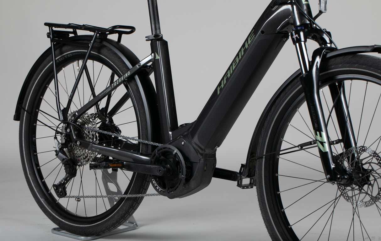 Haibike Trekking 7 LOW - käytetty sähköpyörä 158-170 cm ajajalle