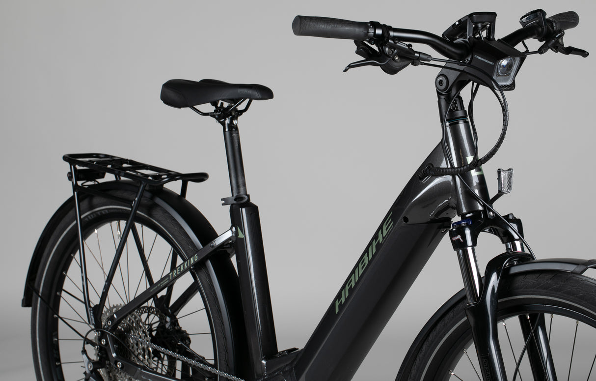 Haibike Trekking 7 LOW - käytetty sähköpyörä 158-170 cm ajajalle