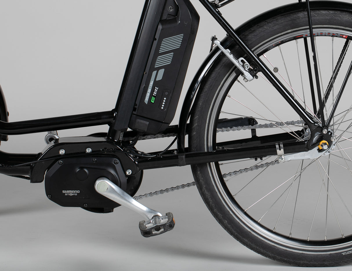 Helkama E-Trike 3sp - käytetty sähköpyörä 140-190 cm ajajalle