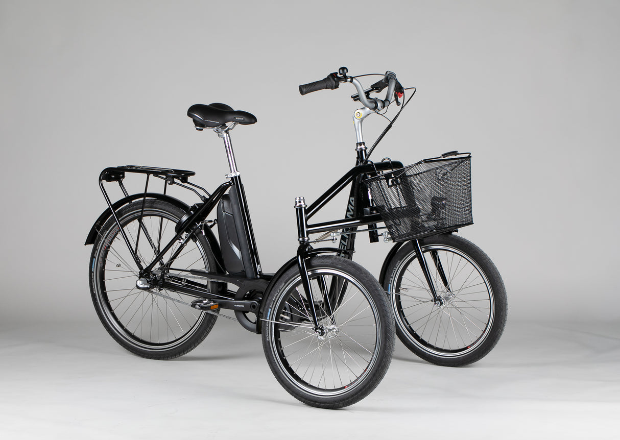 Helkama E-Trike 3sp - käytetty sähköpyörä 140-200 cm ajajalle