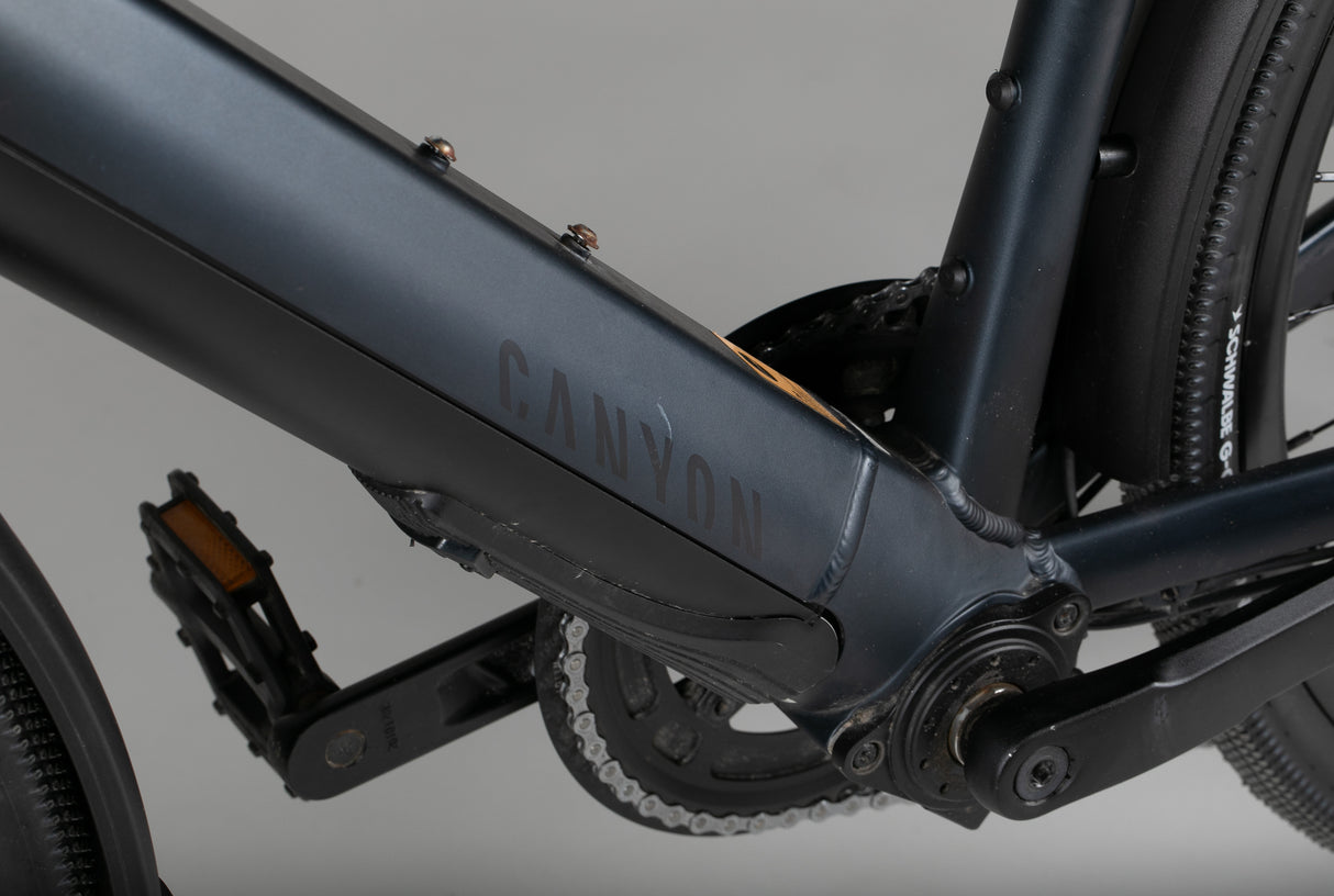 Canyon Commuter:On 7 - käytetty sähköpyörä 168-181 cm ajajalle
