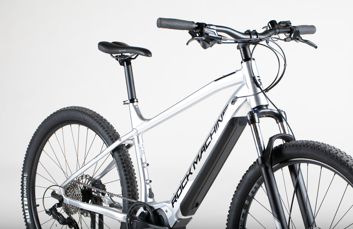 Rock Machine Torrent e30 - käytetty sähköpyörä 170-185 cm ajajalle